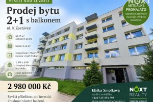 Prodej bytu 2+1, 61 m²